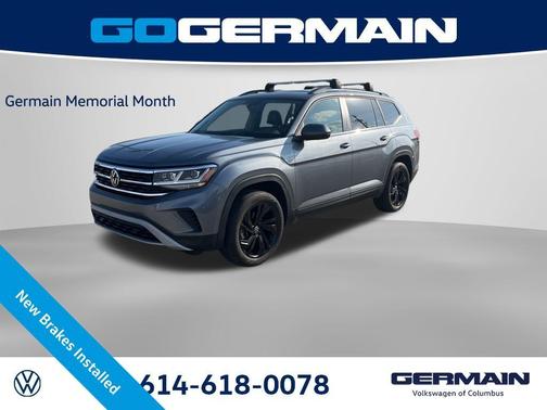 Platinum Gray Metallic 2022 Volkswagen Atlas 3.6L SE w/Technology