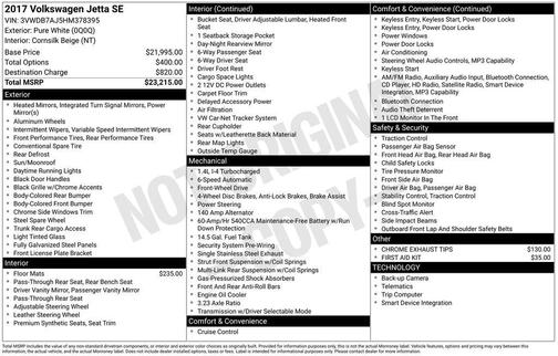 2017 Volkswagen Jetta 1.4T SE