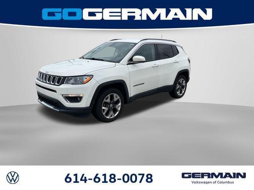 White Clearcoat 2019 Jeep Compass Limited