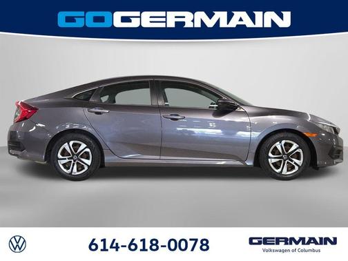 Gray 2017 Honda Civic LX