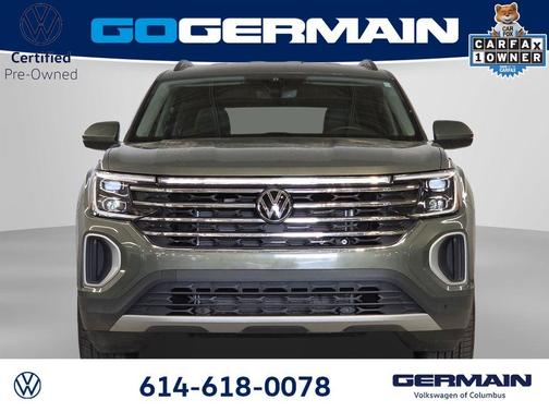Avocado Green Pearl 2025 Volkswagen Atlas 2.0T SE w/Technology