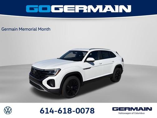 Opal White Pearl 2026 Volkswagen Atlas Cross Sport 2.0T SE w/Technology