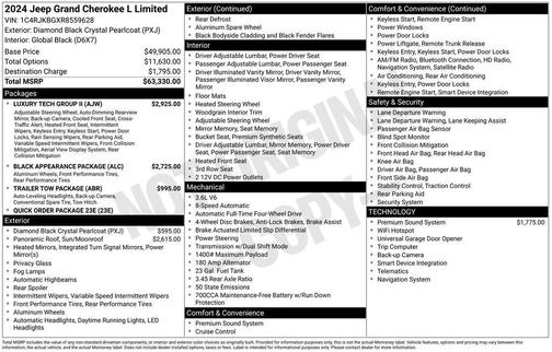 2024 Jeep Grand Cherokee L Limited