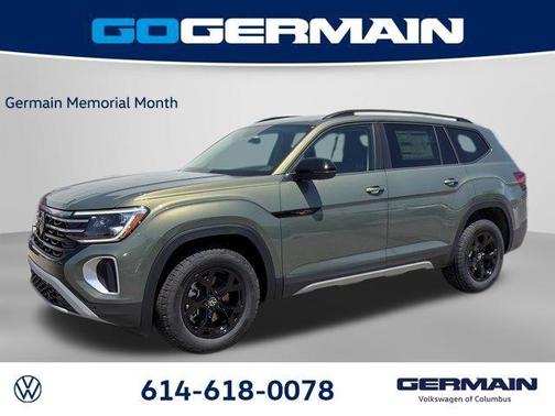 Avocado Green Pearl 2026 Volkswagen Atlas 2.0T Peak Edition