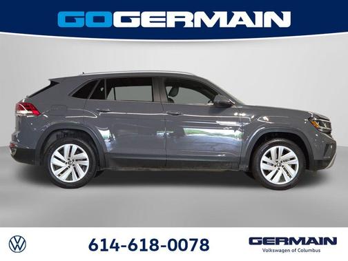 Pure Gray 2021 Volkswagen Atlas Cross Sport 2.0T SE w/Technology