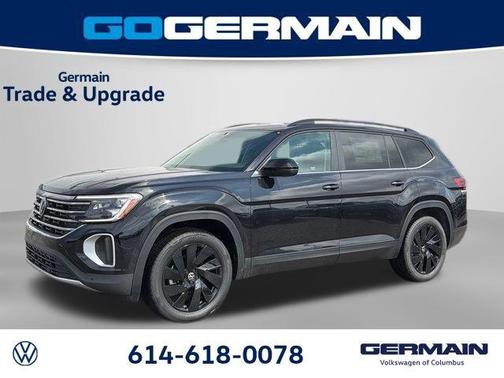 Deep Black Pearl 2026 Volkswagen Atlas 2.0T SE W/TECHNOLOGY