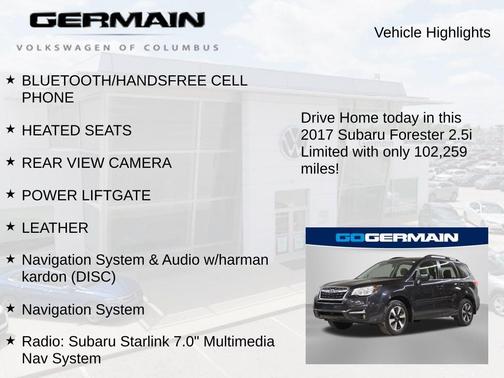 2017 Subaru Forester 2.5i Limited