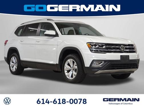 Pure White 2018 Volkswagen Atlas 3.6L SEL