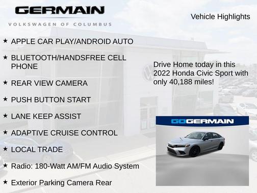 2022 Honda Civic Sport