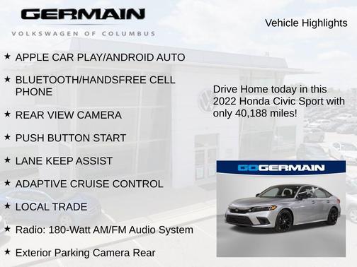2022 Honda Civic Sport