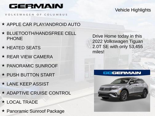 2022 Volkswagen Tiguan 2.0T SE