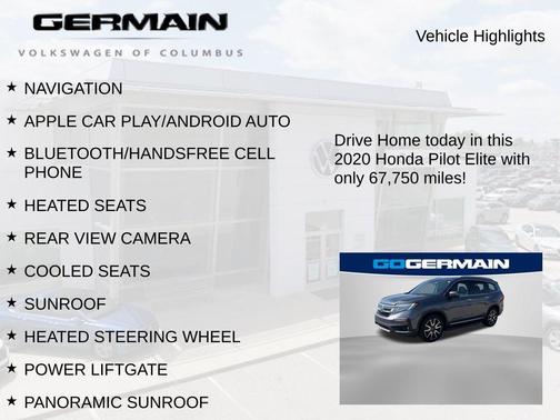 Gray 2020 Honda Pilot Elite