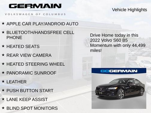 Blackstone 2022 Volvo S60 B5 Momentum
