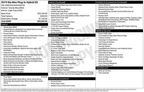 2019 Kia Niro Plug-In Hybrid EX