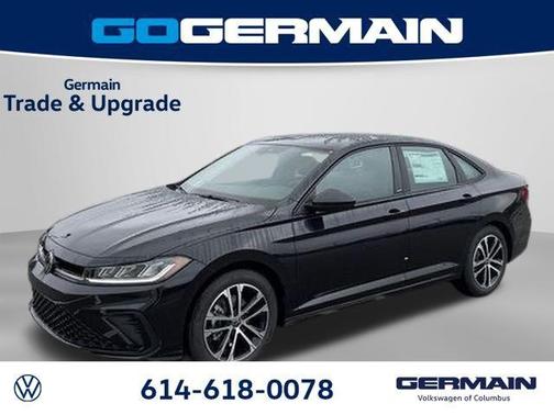 Deep Black Pearl Effect 2026 Volkswagen Jetta 1.5T Sport