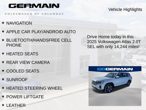 2025 Volkswagen Atlas 2.0T SEL