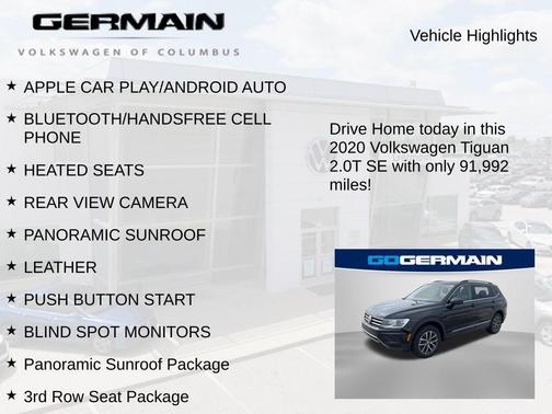 2020 Volkswagen Tiguan 2.0T SE