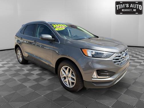 Gray 2022 Ford Edge SEL