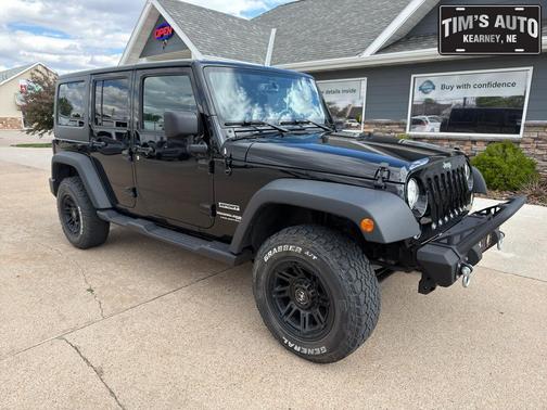 Black 2018 Jeep Wrangler JK Unlimited Sport