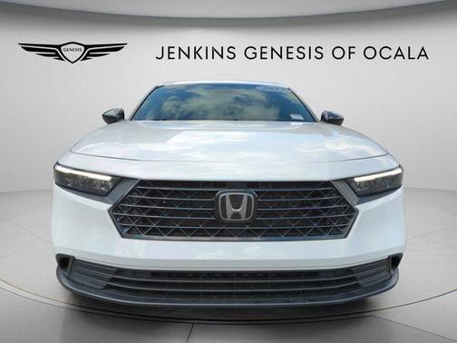 White 2023 Honda Accord Hybrid Sport