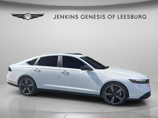 White 2023 Honda Accord Hybrid Sport