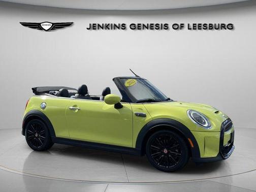 Yellow 2022 MINI Convertible Cooper S