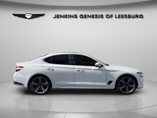 Alta White 2025 Genesis G70 3.3T Sport Advanced
