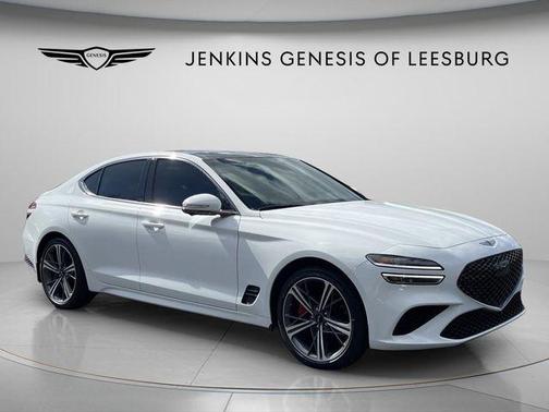 Alta White 2025 Genesis G70 3.3T Sport Advanced