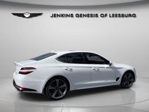 Alta White 2025 Genesis G70 3.3T Sport Advanced