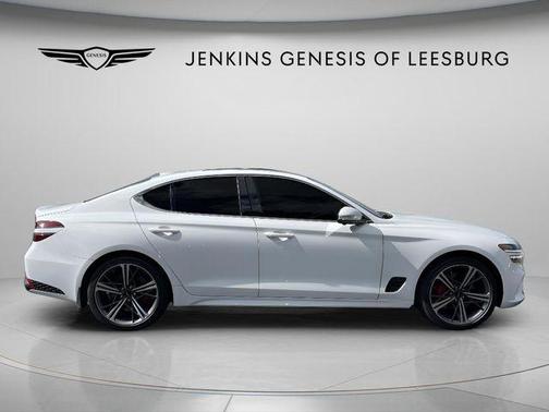 Alta White 2025 Genesis G70 3.3T Sport Advanced