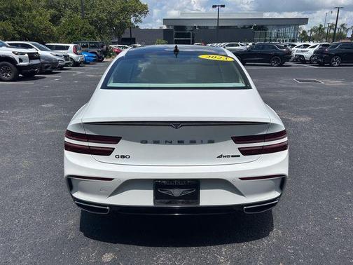 Verbier White 2023 Genesis G80 3.5T