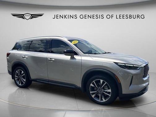 Warm Titanium 2023 INFINITI QX60 Luxe