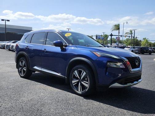 Caspian Blue 2023 Nissan Rogue Platinum