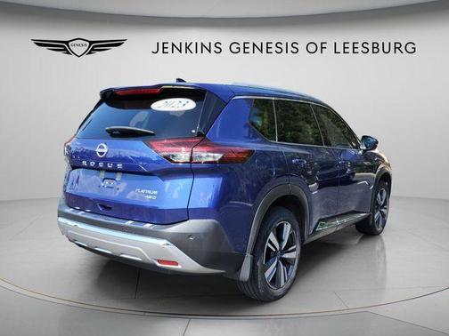 Caspian Blue 2023 Nissan Rogue Platinum