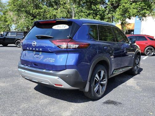 Caspian Blue 2023 Nissan Rogue Platinum
