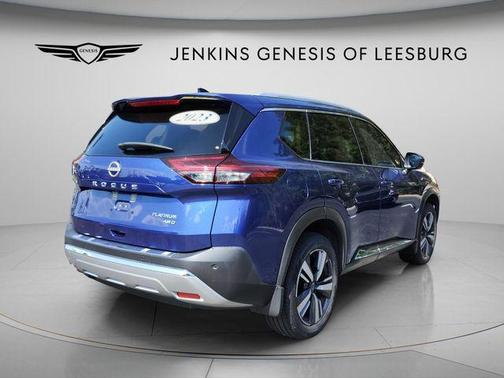Caspian Blue 2023 Nissan Rogue Platinum
