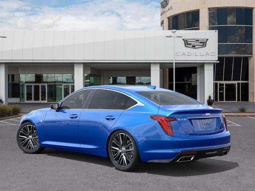 Coastal Blue Metallic 2026 Cadillac CT5 Premium Luxury