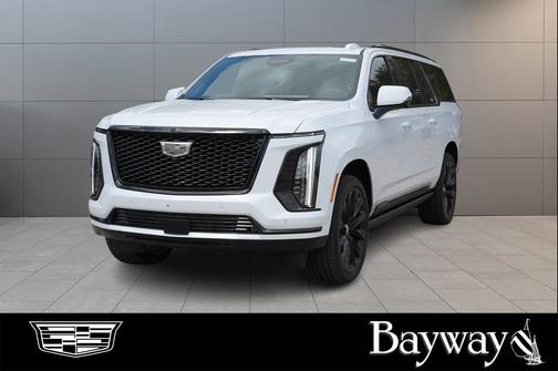 Vibrant White Tricoat 2026 Cadillac Escalade ESV Sport Platinum