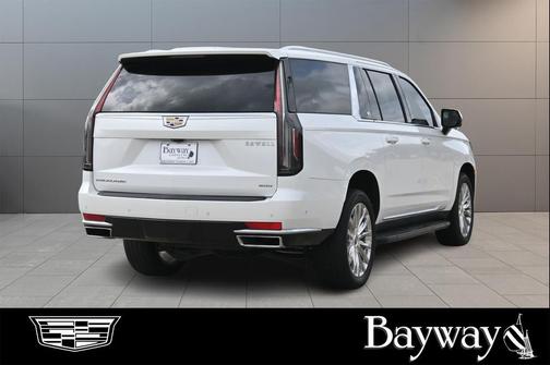 Crystal White Tricoat 2021 Cadillac Escalade ESV Premium Luxury