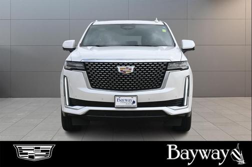 Crystal White Tricoat 2021 Cadillac Escalade ESV Premium Luxury