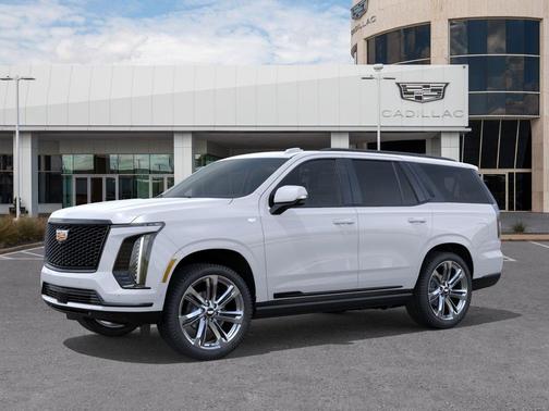 Vibrant White Tricoat 2026 Cadillac Escalade Sport