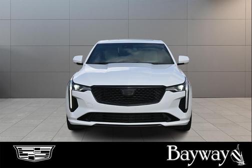 Summit White 2026 Cadillac CT4 Luxury RWD