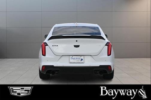 Summit White 2026 Cadillac CT4 Luxury RWD