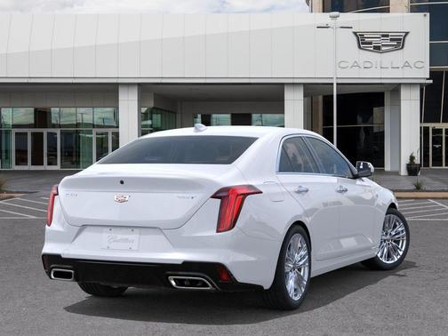 Vibrant White Tricoat 2026 Cadillac CT4 Premium Luxury RWD