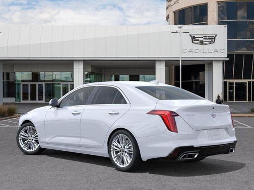 Vibrant White Tricoat 2026 Cadillac CT4 Premium Luxury RWD