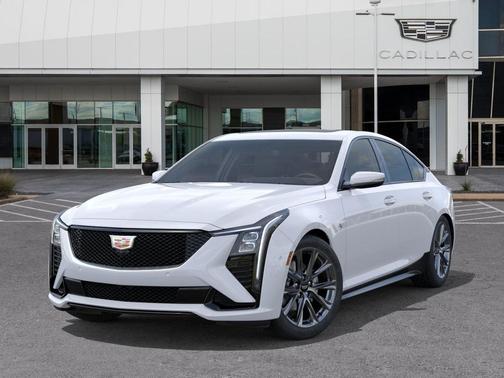 Vibrant White Tricoat 2026 Cadillac CT5 Sport