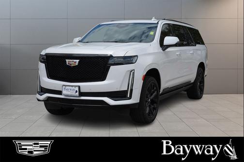 Crystal White Tricoat 2022 Cadillac Escalade ESV Sport