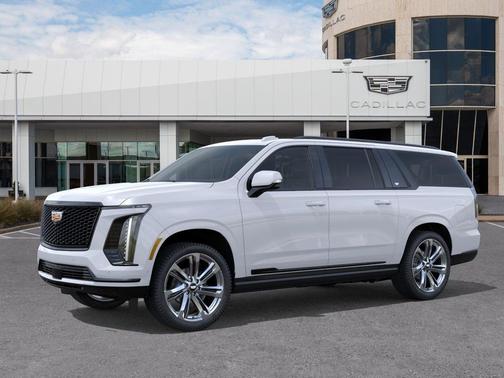 Vibrant White Tricoat 2026 Cadillac Escalade ESV Sport