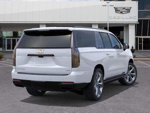 Vibrant White Tricoat 2026 Cadillac Escalade ESV Sport