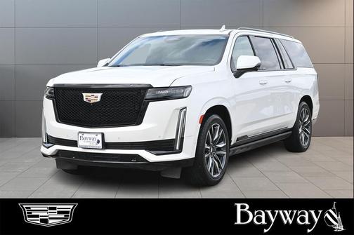 Crystal White Tricoat 2021 Cadillac Escalade ESV Sport